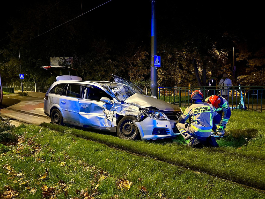 Zderzenie z tramwajem na Bydgoskim