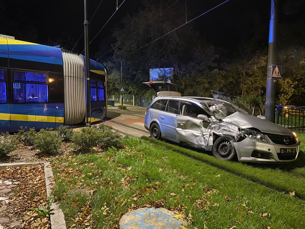 Zderzenie z tramwajem na Bydgoskim