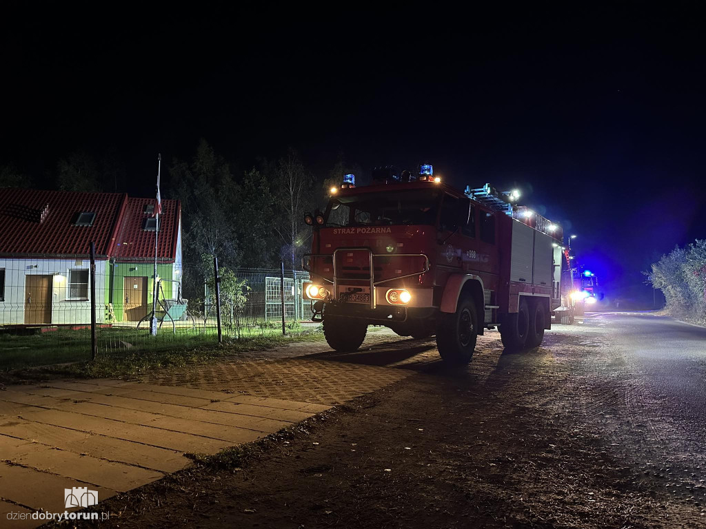 Pożar na terenie przedszkola w Górsku