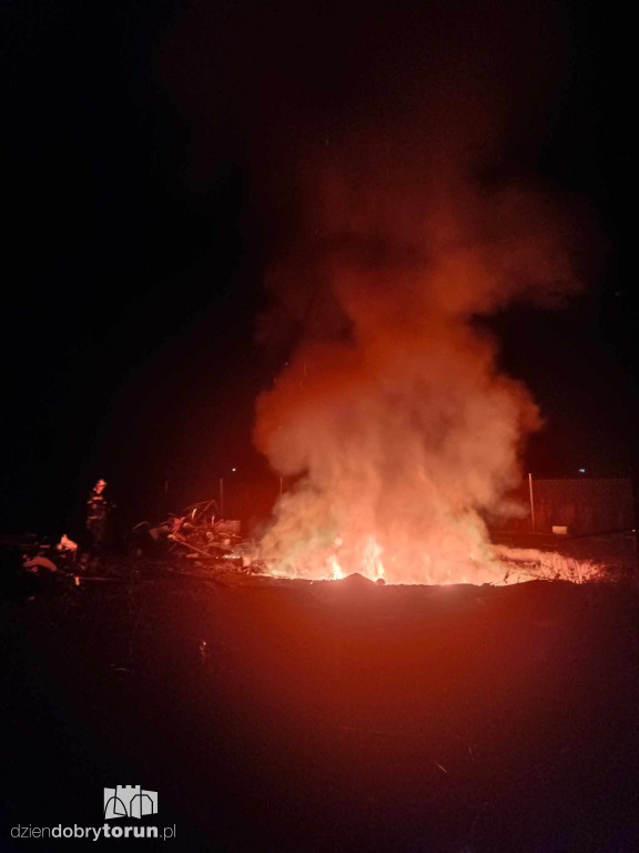 Pożar na terenie przedszkola w Górsku