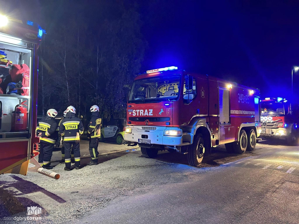 Pożar na terenie przedszkola w Górsku