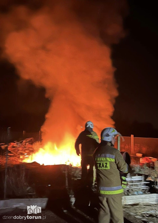 Pożar na terenie przedszkola w Górsku