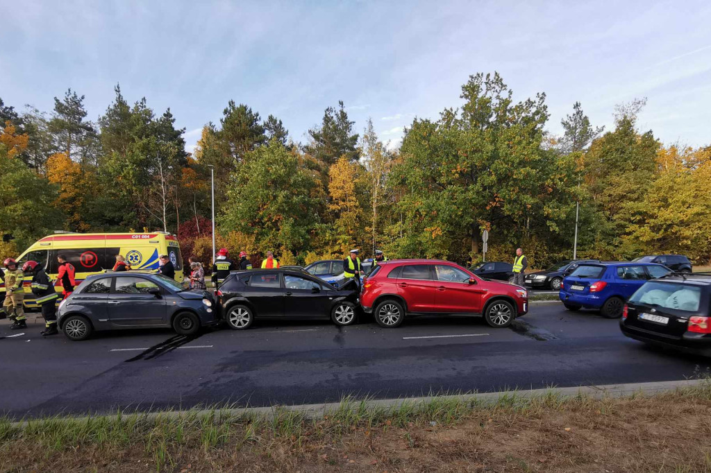 Karambol na ulicy Łódzkiej