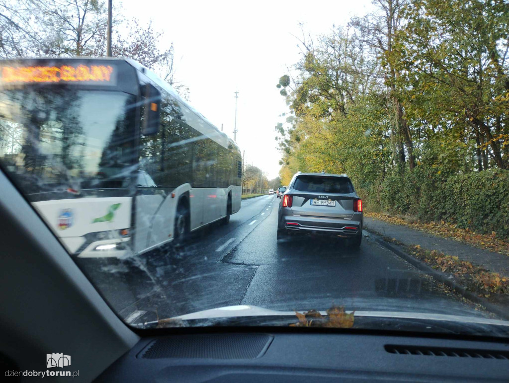 Utrudnienia w ruchu na lewobrzeżu