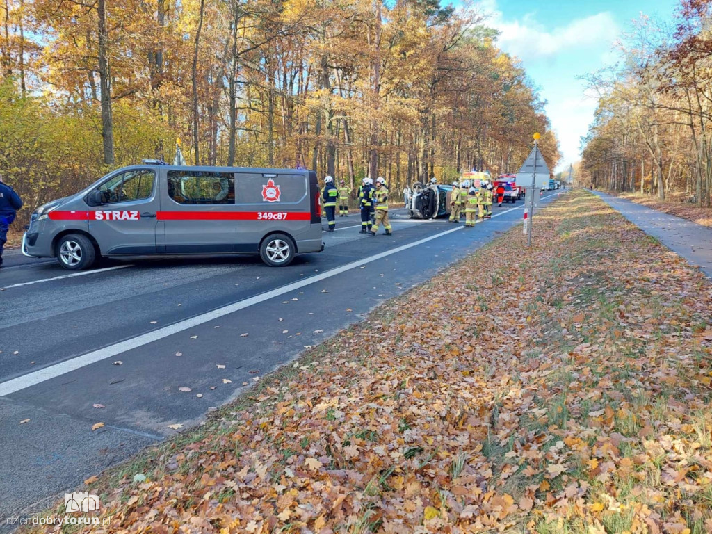 Wypadek w Pędzewie pod Toruniem