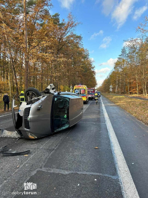 Wypadek w Pędzewie pod Toruniem
