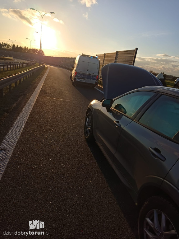 Dzwon na węźle autostradowym w Turznie