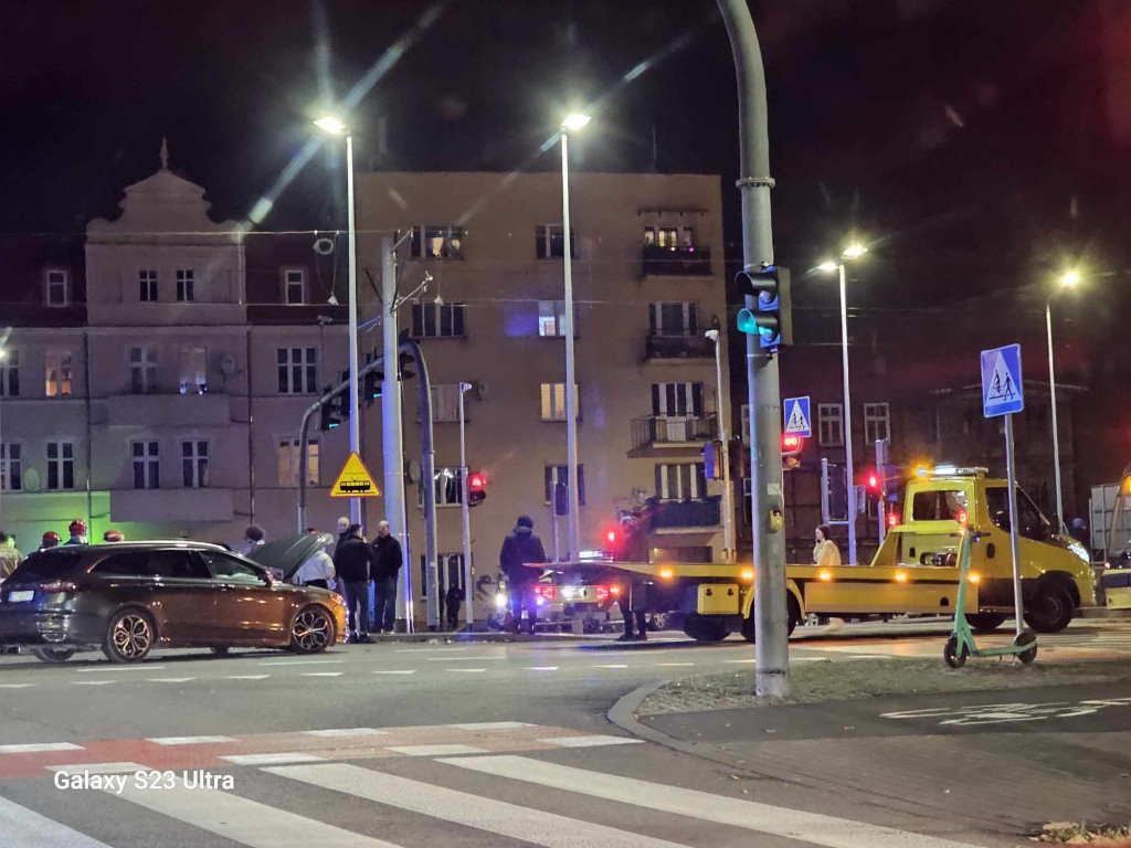 Wypadek na skrzyżowaniu Szosy Chełmińskiej i Bema