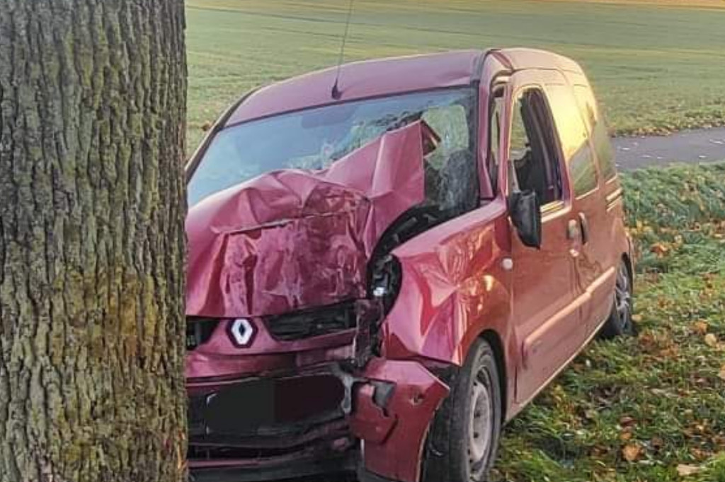 Wypadek w Grzywnie pod Toruniem