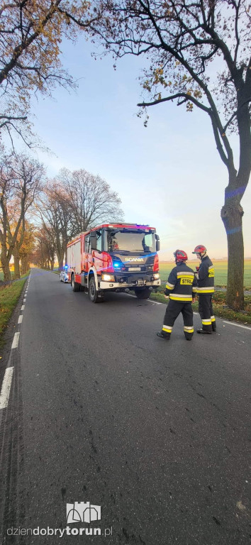 Wypadek w Grzywnie pod Toruniem