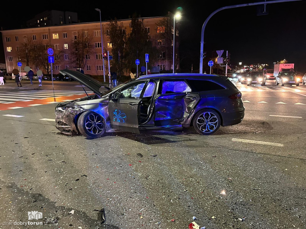 Groźne zdarzenie na ulicy Szosa Chełmińska