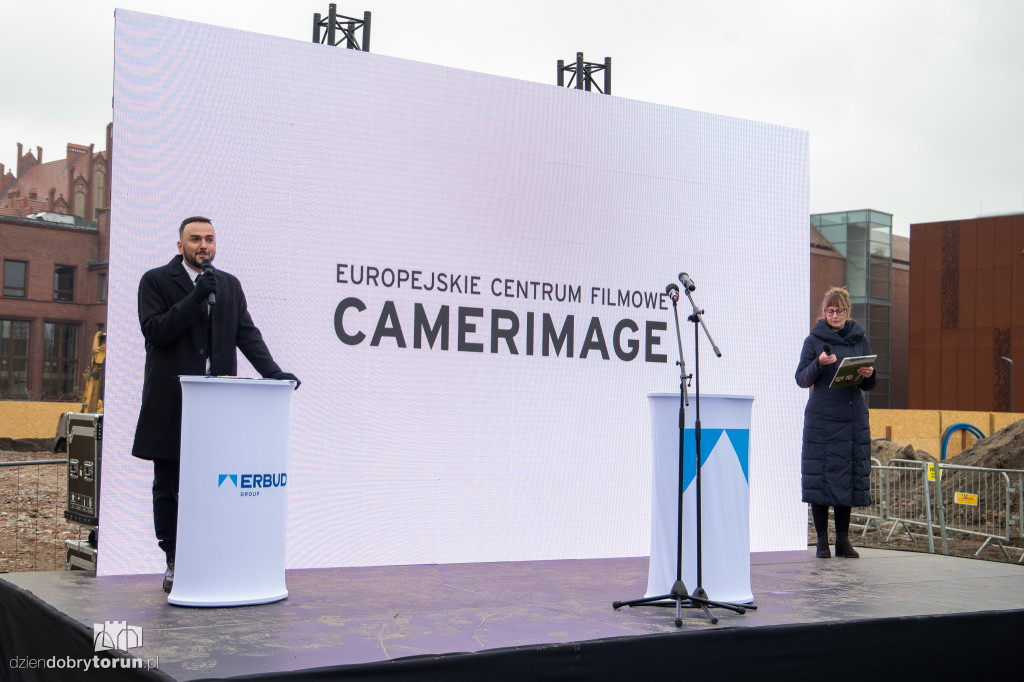 Wmurowanie kamienia węgielnego pod budowę Centrum Camerimage