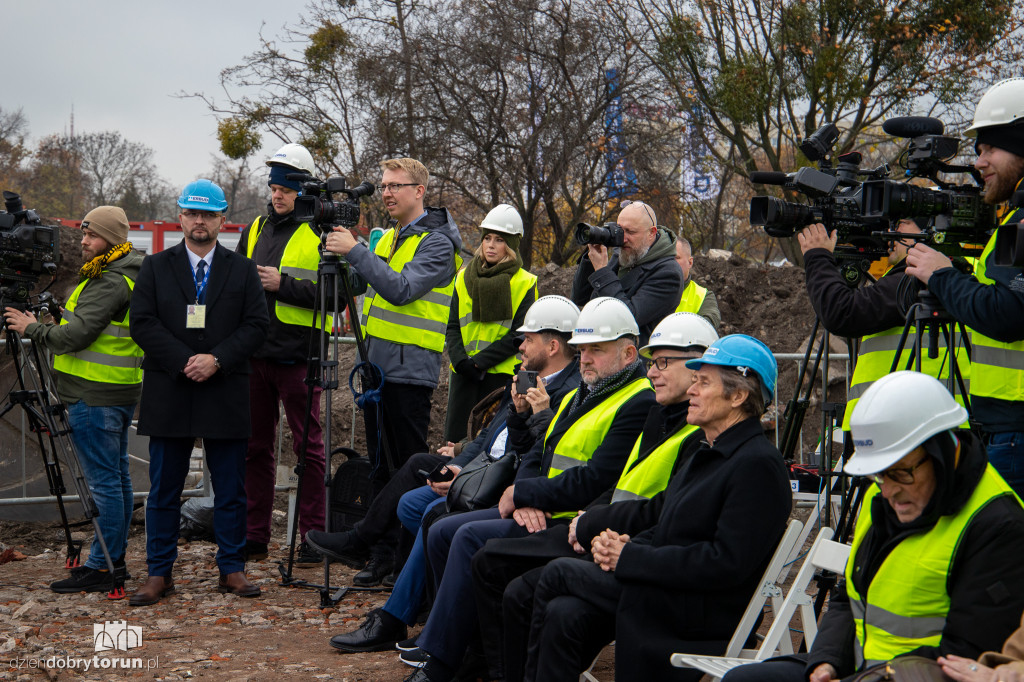 Wmurowanie kamienia węgielnego pod budowę Centrum Camerimage