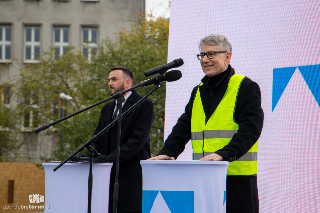 Wmurowanie kamienia węgielnego pod budowę Centrum Camerimage