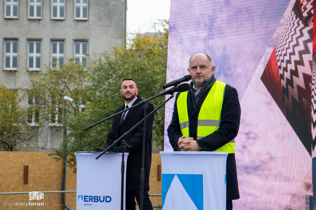 Wmurowanie kamienia węgielnego pod budowę Centrum Camerimage