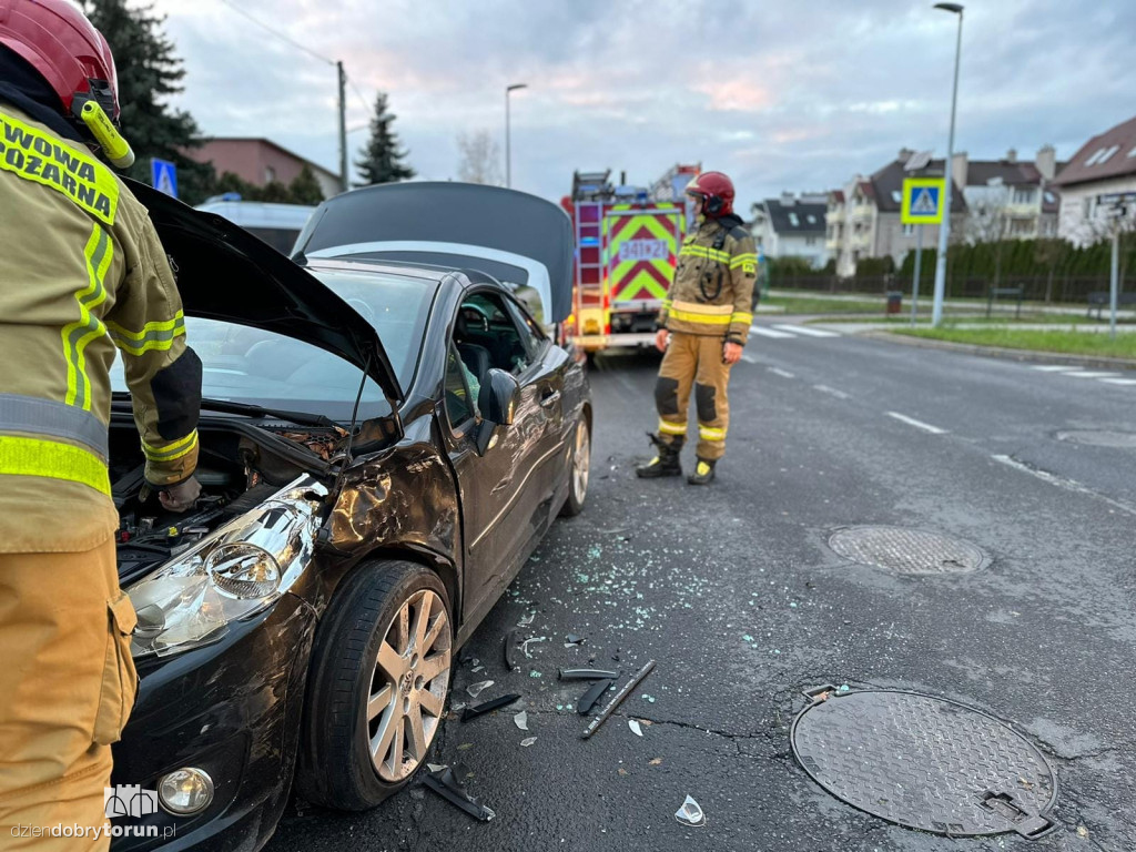 Groźna kolizja na ulicy Zbożowej