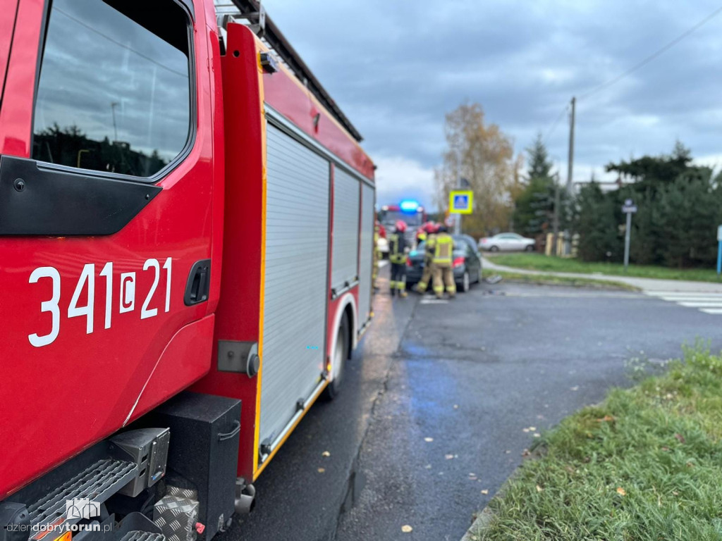 Groźna kolizja na ulicy Zbożowej