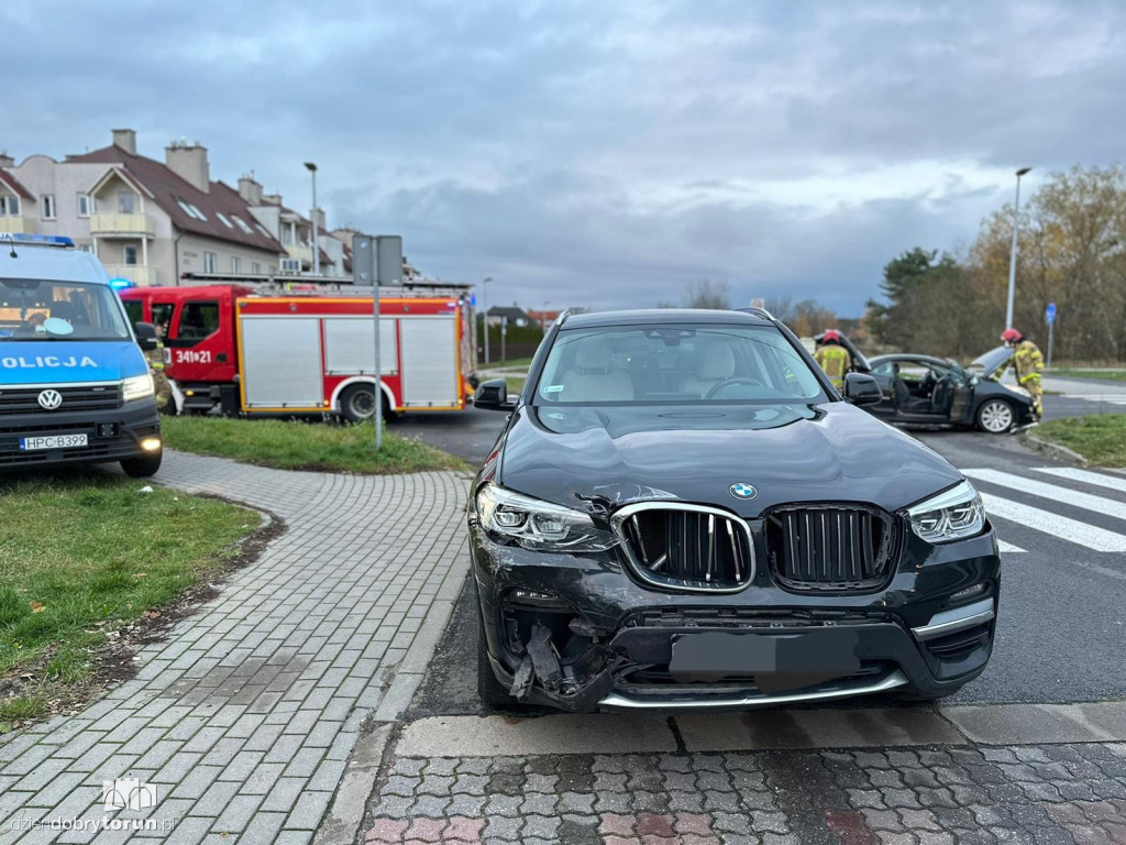 Groźna kolizja na ulicy Zbożowej