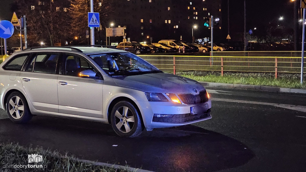 Potrącenie pieszego w Toruniu