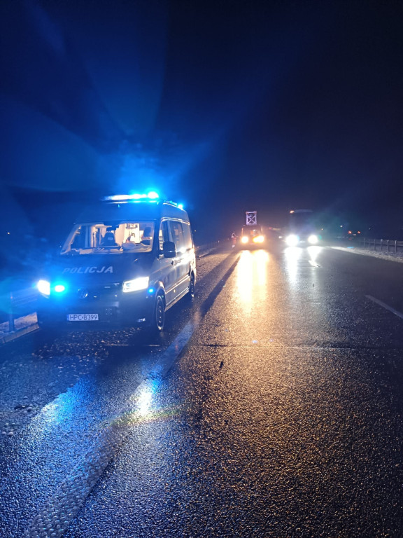 Wypadek na autostradzie A1