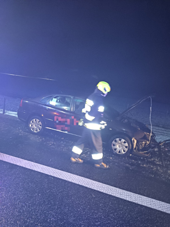Wypadek na autostradzie A1