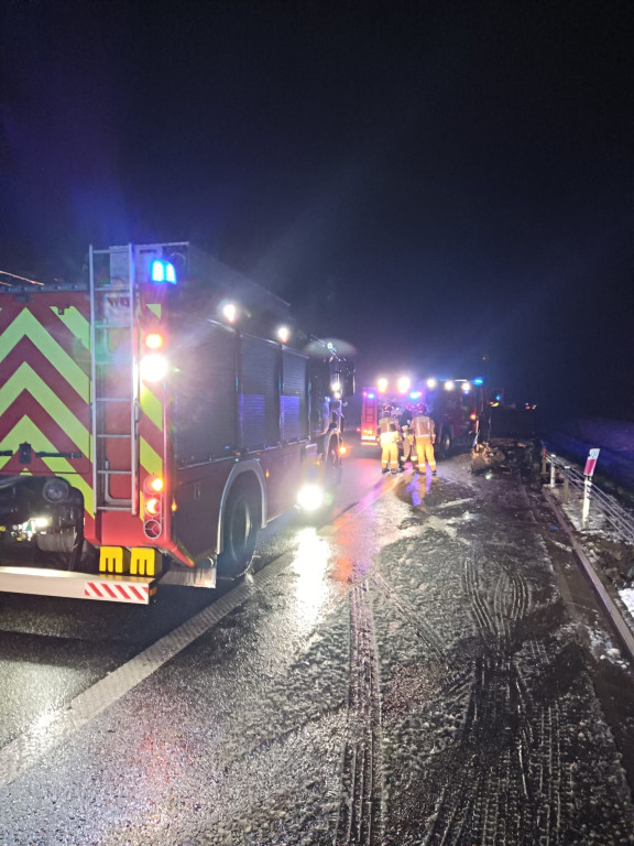 Wypadek na autostradzie A1