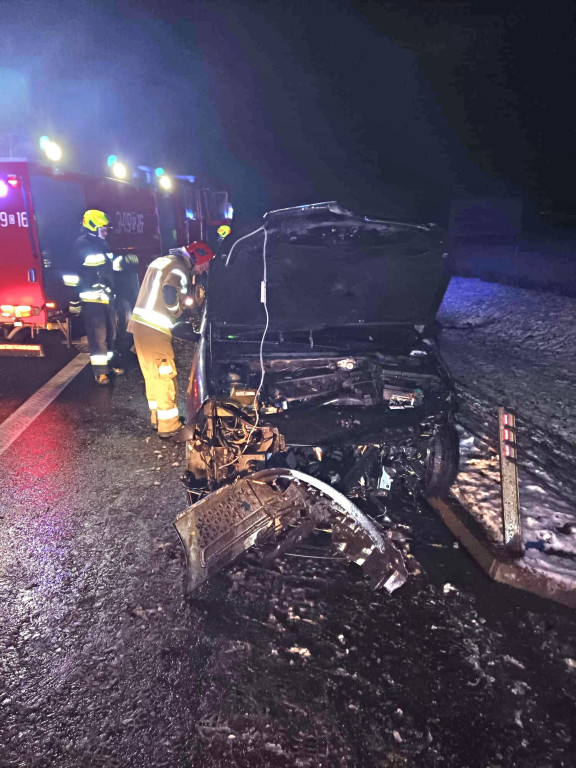 Wypadek na autostradzie A1