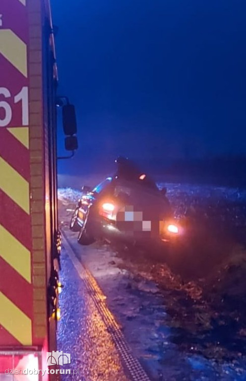 Groźna kolizja w powiecie toruńskim