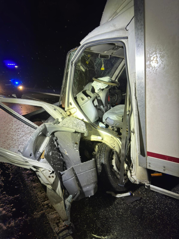 Wypadek na DK 10 w Wielkiej Nieszawce