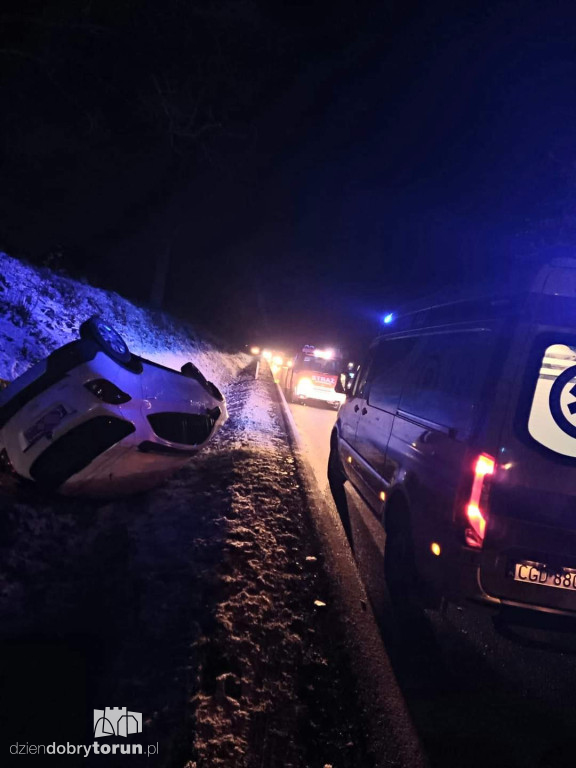 Groźna kolizja w powiecie toruńskim