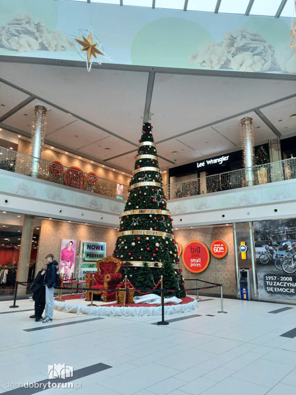 Świąteczne ozdoby w Toruń Plaza
