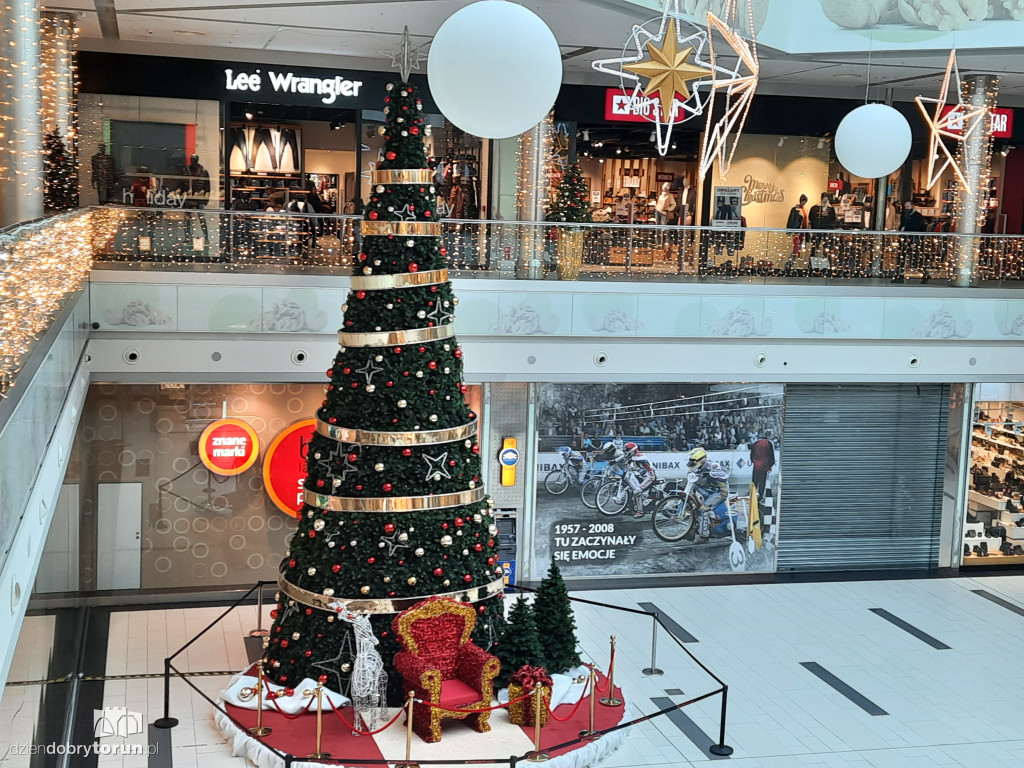 Świąteczne ozdoby w Toruń Plaza