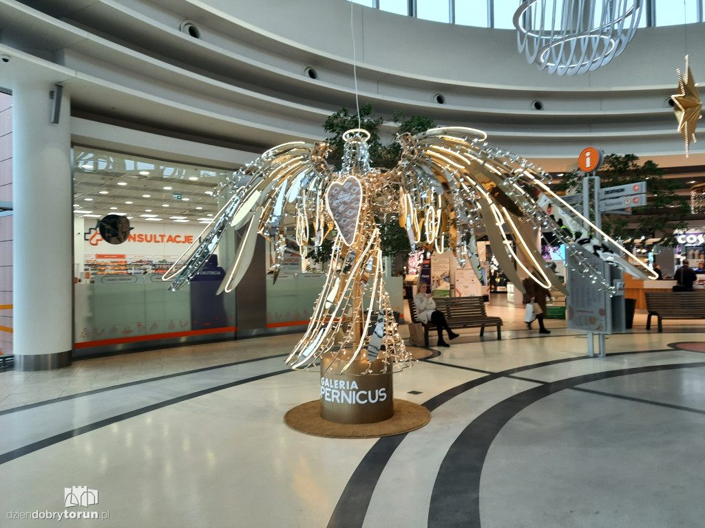 Świąteczne ozdoby w Galerii Copernicus