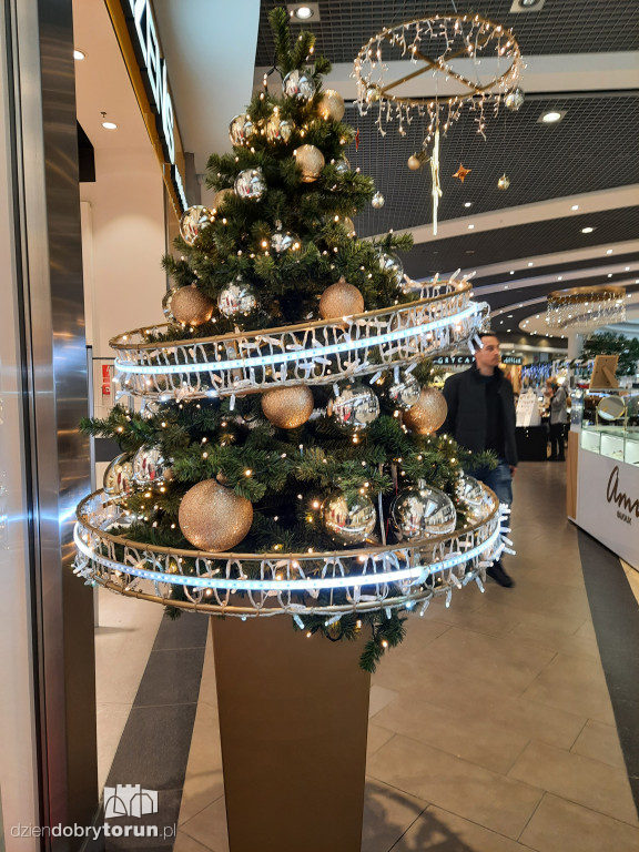 Świąteczne ozdoby w Galerii Copernicus