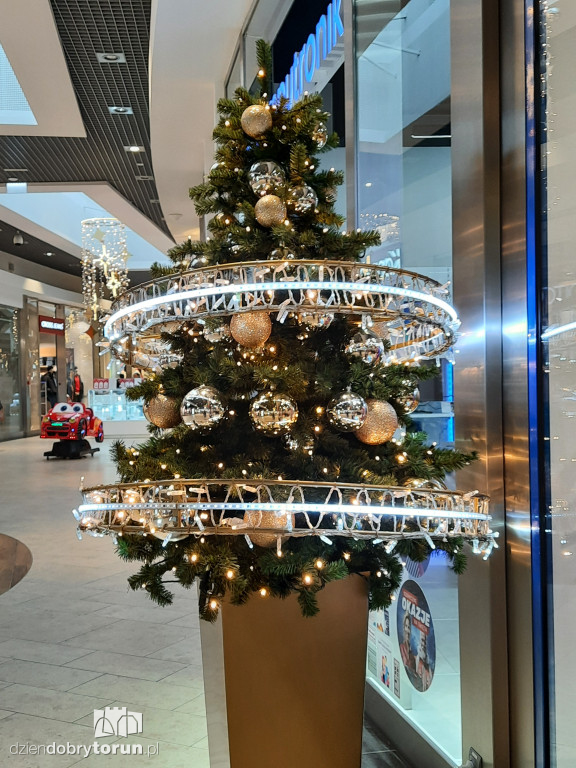 Świąteczne ozdoby w Galerii Copernicus