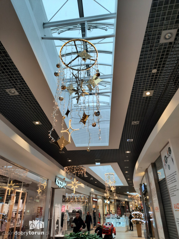 Świąteczne ozdoby w Galerii Copernicus