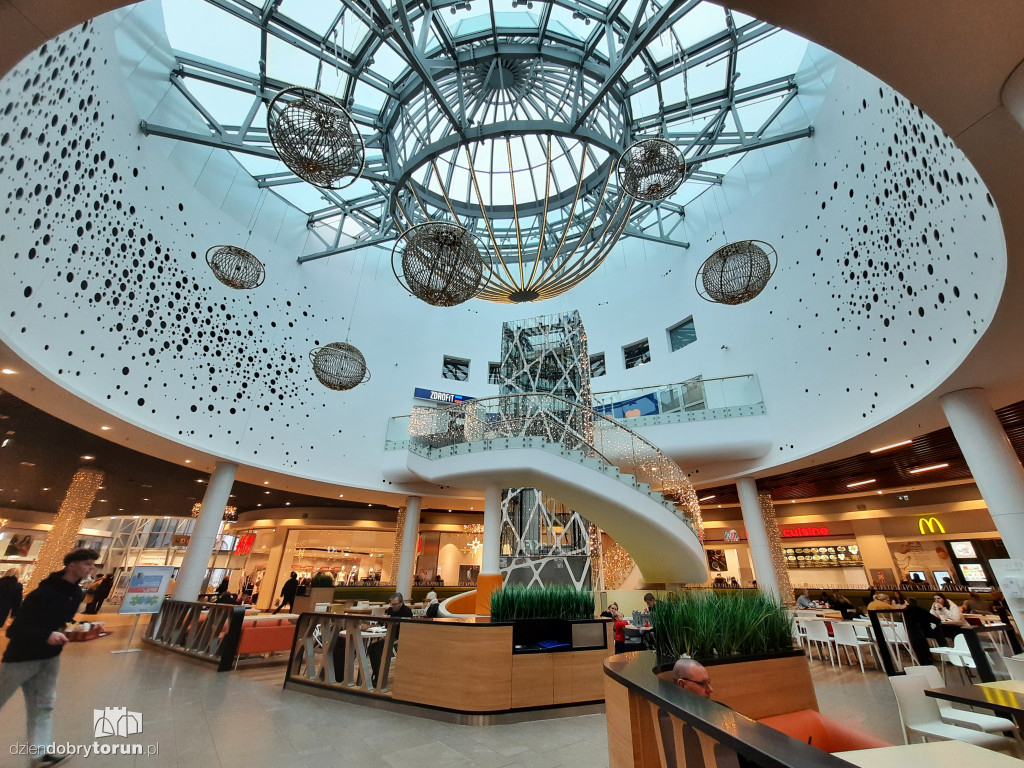 Świąteczne ozdoby w Galerii Copernicus