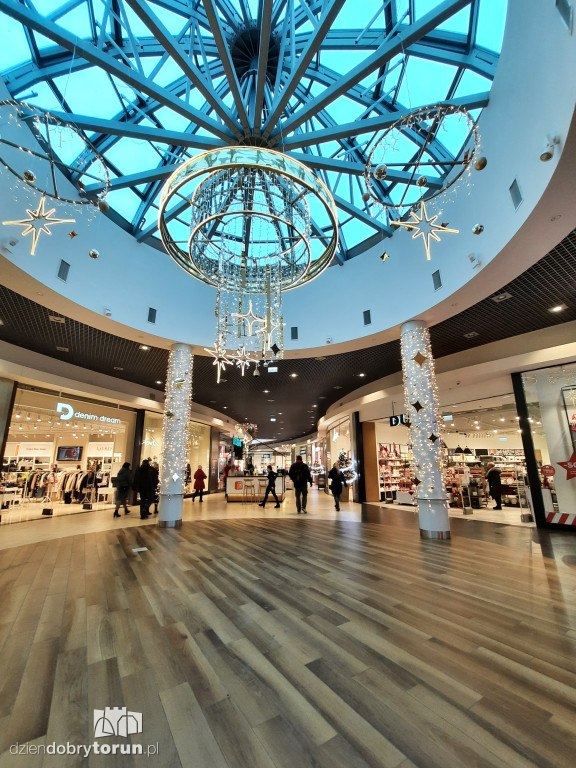 Świąteczne ozdoby w Galerii Copernicus
