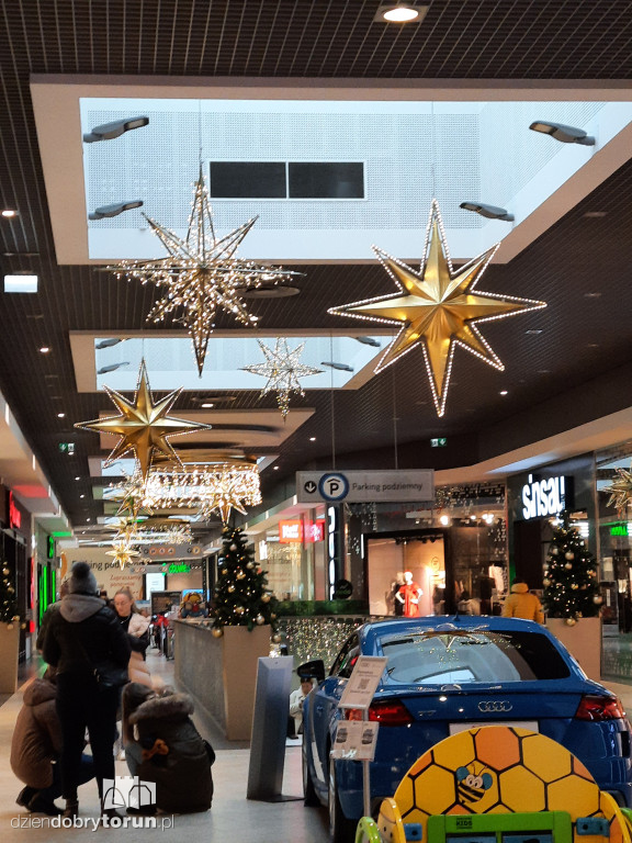 Świąteczne ozdoby w Galerii Copernicus
