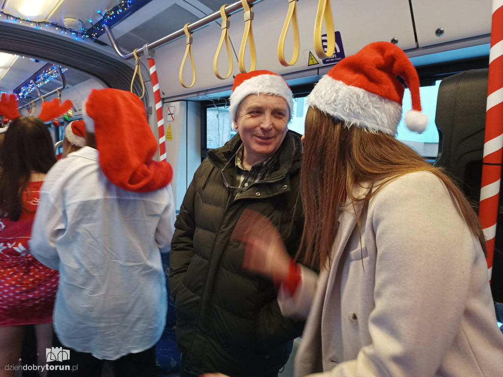 Świąteczny tramwaj wyruszył