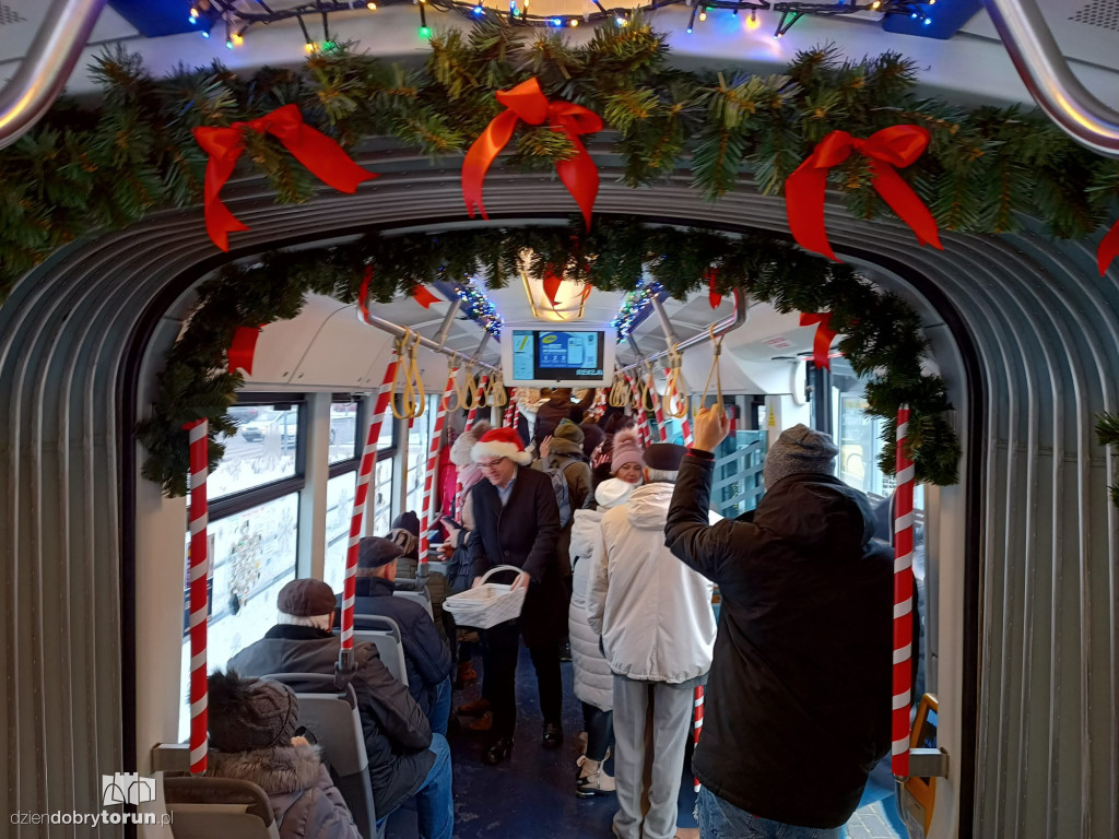 Świąteczny tramwaj wyruszył
