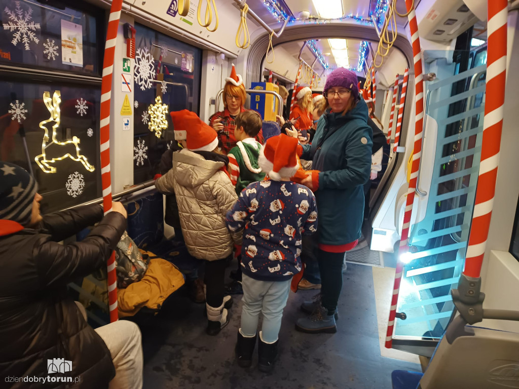 Świąteczny tramwaj wyruszył