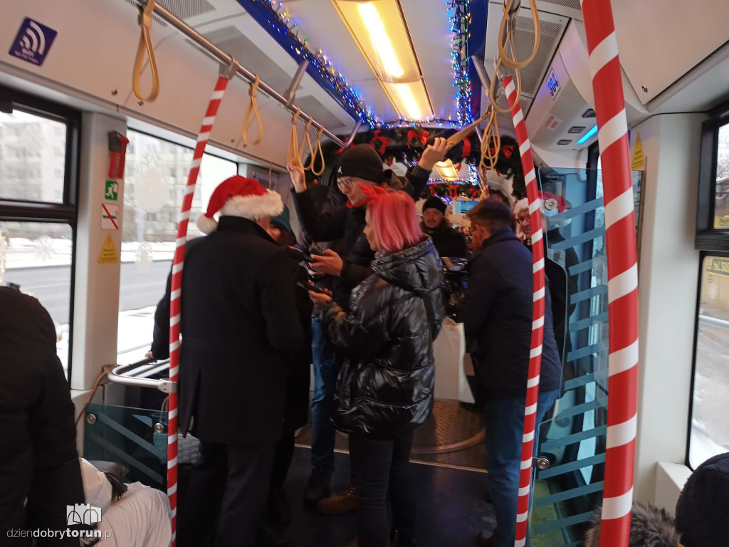 Świąteczny tramwaj wyruszył