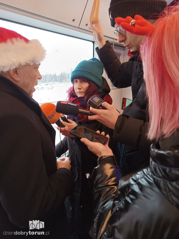 Świąteczny tramwaj wyruszył