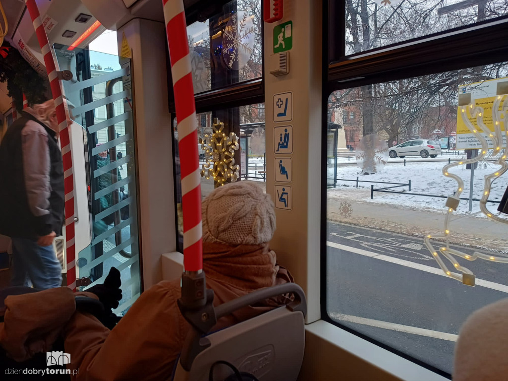 Świąteczny tramwaj wyruszył
