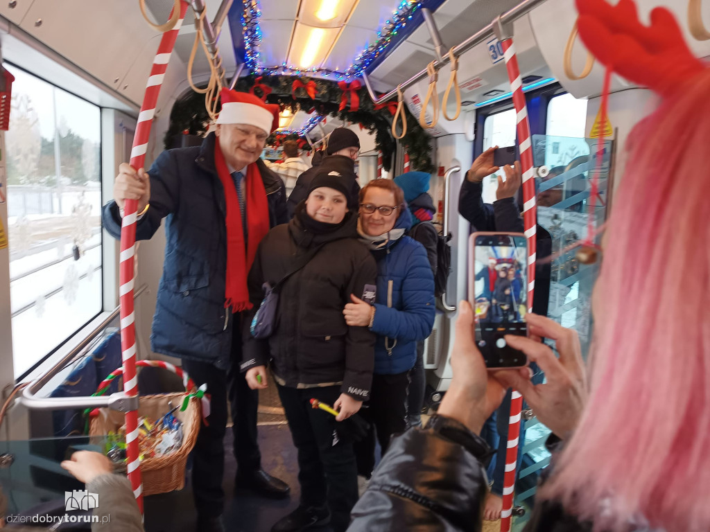 Świąteczny tramwaj wyruszył