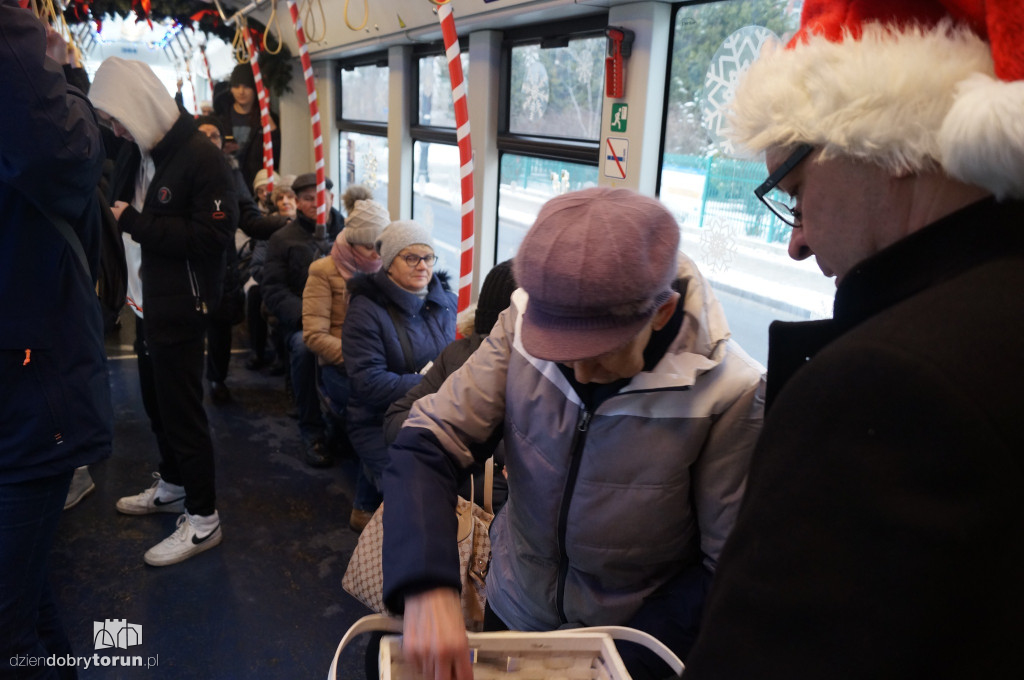 Świąteczny tramwaj wyruszył