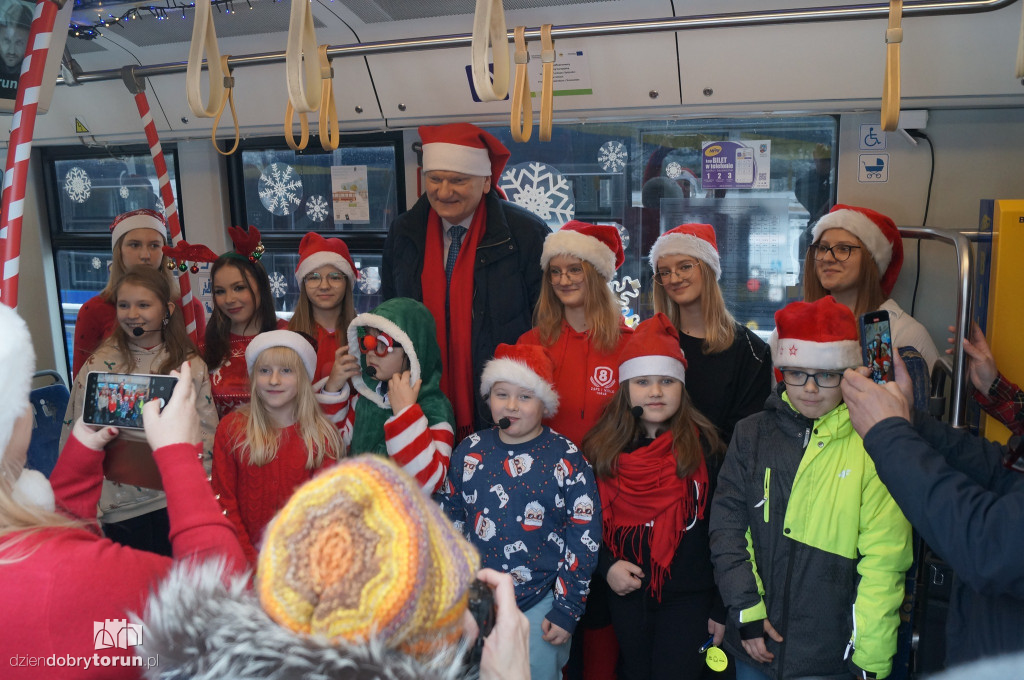 Świąteczny tramwaj wyruszył