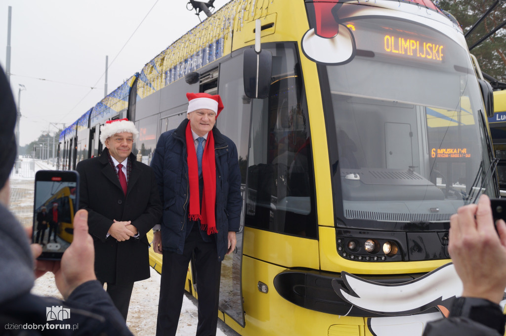 Świąteczny tramwaj wyruszył