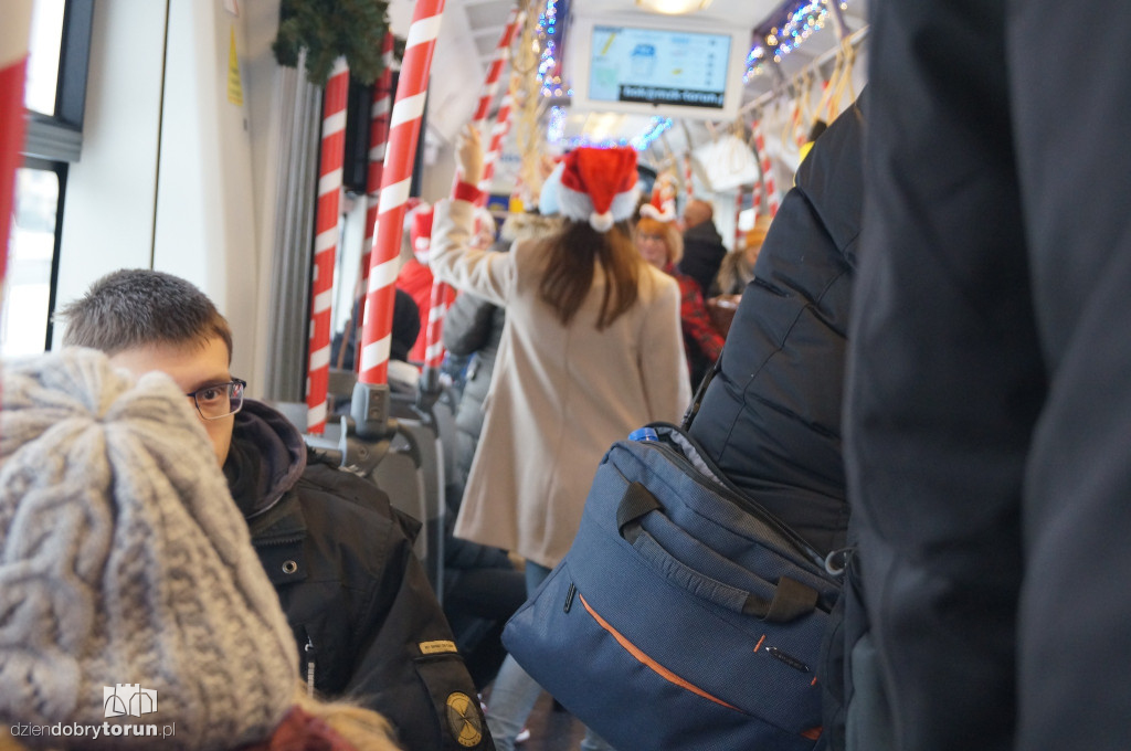 Świąteczny tramwaj wyruszył